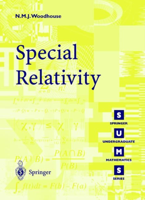 Book cover of: Special Relativity. By: N. M. J. Woodhouse