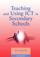 Book cover of: Teaching and Using ICT in Secondary Schools. By: Terry Russell
