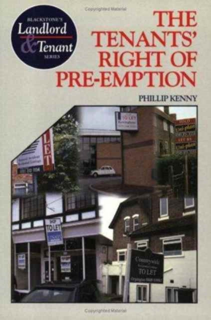 Book cover of: Tenant's Right of Pre-emption. By: Phillip H. Kenny