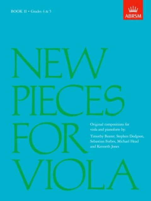 Book cover of: New Pieces for Viola, Book II