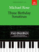 Book cover of: Three Birthday Sonatinas