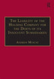 Book cover of: Liability of the Holding Company for the Debts of its Insolvent Subsidiaries