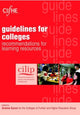 Book cover of: CILIP Guidelines for Colleges