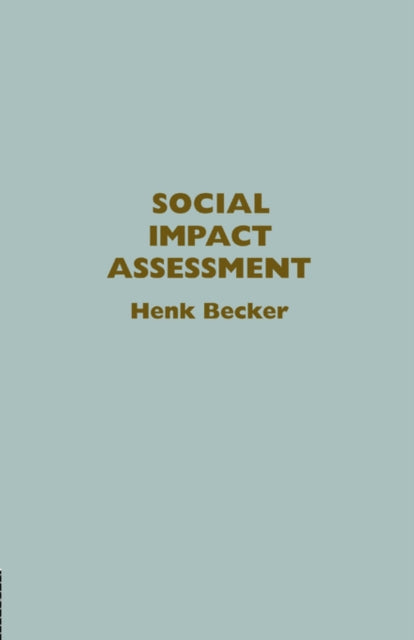 Book cover of: Social Impact Assessment