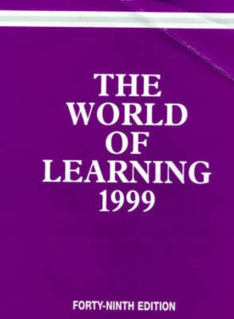 Book cover of: World Of Learning 1999. By: 1999  49th