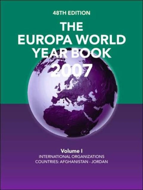 Book cover of: Europa World Year Book 2007. By: Taylor & Francis