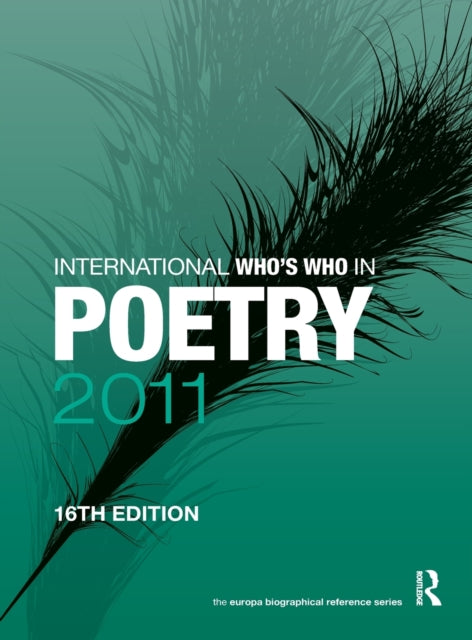 Book cover of: International Who's Who in Poetry 2011
