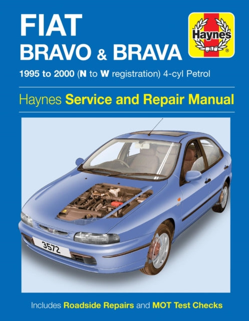 Fiat Bravo ja Brava bensiinimootoriga (95–00) Haynesi remondikäsiraamat
