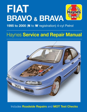 Fiat Bravo ja Brava bensiinimootoriga (95–00) Haynesi remondikäsiraamat