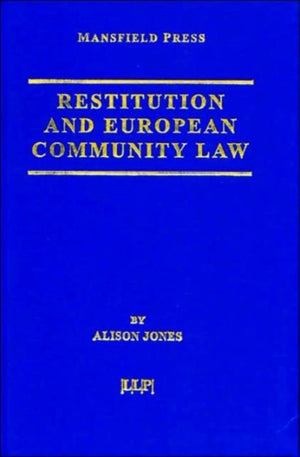 Restitution and European Community Law
