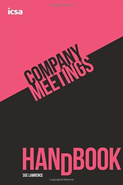 Book cover of: Company Meetings Handbook