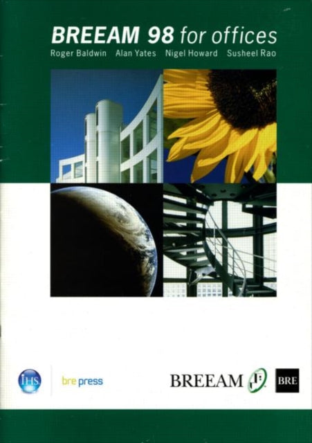 Book cover of: BREEAM 98 for Offices. By: Roger Baldwin