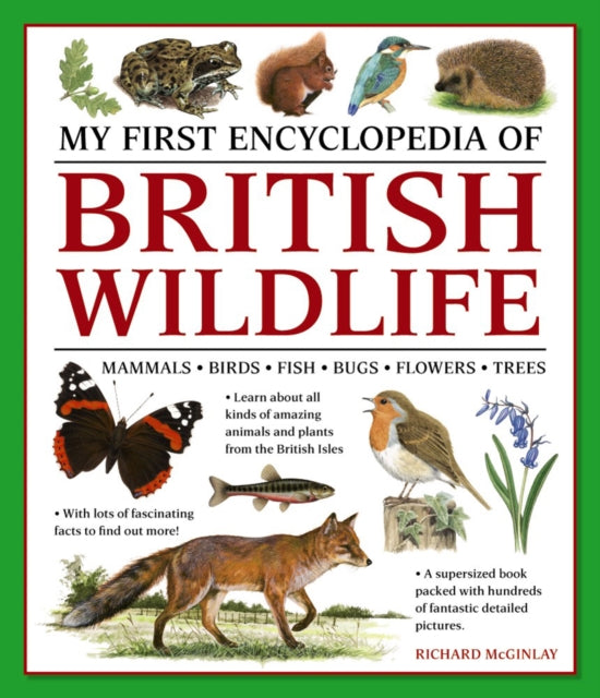 My First Encyclopedia of British Wildlife, Mammals, Birds, Fish, Bugs, Flowers, Trees 9781861478498 Richard McGinlay