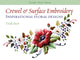 Book cover of: Crewel & Surface Embroidery