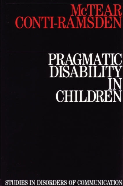 Book cover of: Pragmatic Disability in Children. By: Janet Lees