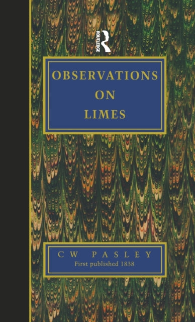 Book cover of: Observations on Limes. By: C.W. Pasley