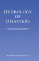 Book cover of: Hydrology of Disasters. By: World Meteorological Organization.