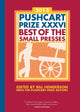 Book cover of: Pushcart Prize XXXVI