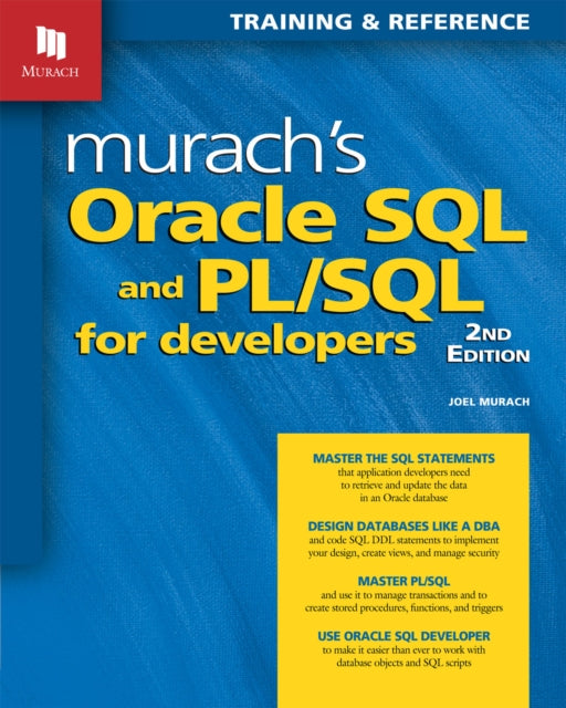 Book cover of: Murachs Oracle SQL & Pl / SQL for Developers. By: Joel Murach