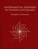 Book cover of: Mathematical Methods for Scientists and Engineers. By: Donald A. McQuarrie