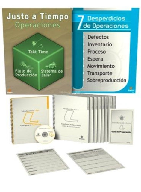 Book cover of: Introduction to Lean Training Package (Spanish). By: Collin McLoughlin
