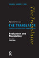 Book cover of: Evaluation and Translation. By: Carol Maier