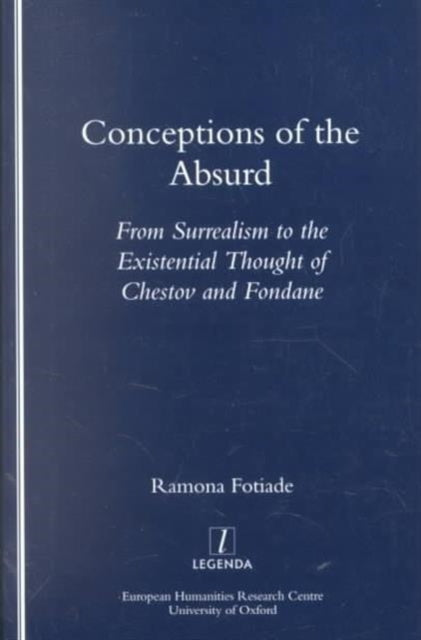 Book cover of: Conceptions of the Absurd. By: Ramona Fotiade