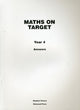 Book cover of: Maths on Target Year 4 Answers