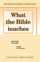 Book cover of: What the Bible Teaches - Matthew Mark. By: Heading & Heading & Paisley