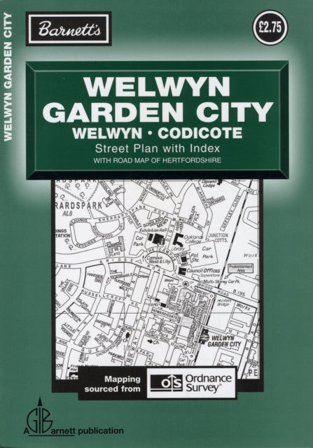 Book cover of: Welwyn Garden City Street Plan