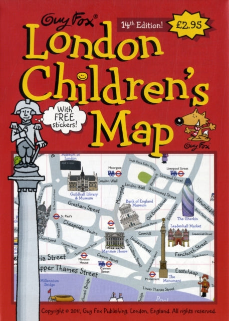Book cover of: London Children's Map