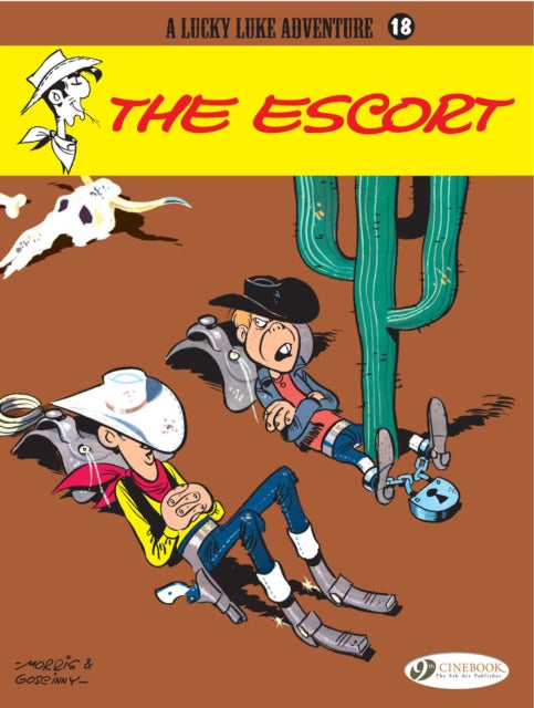Book cover of: Lucky Luke 18 - The Escort. By: René Goscinny