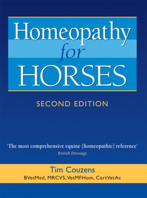 Book cover of: Homeopathy for Horses. By: Tim Couzens