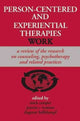 Book cover of: Person-centered and Experiential Therapies Work