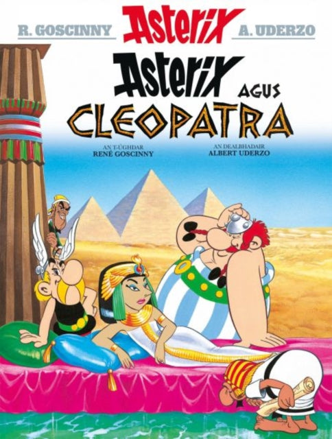 Book cover of: Asterix Agus Cleopatra (Gaelic)
