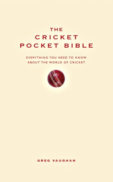 Book cover of: Cricket Pocket Bible