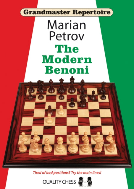 Book cover of: Grandmaster Repertoire 12 - The Modern Benoni. By: Marian Petrov