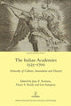 Book cover of: Italian Academies 1525-1700. By: Jane E. Everson