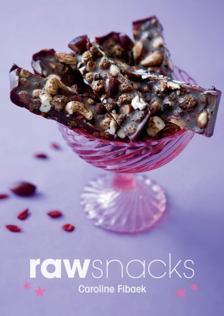 Book cover of: Raw Snacks. By: Caroline Fibæk