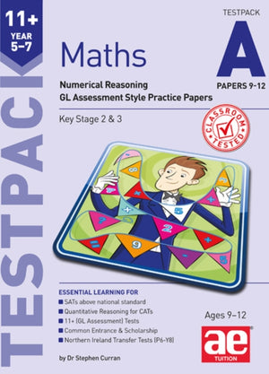 11+ Maths Year 5-7 Testpack A Papers 9-12