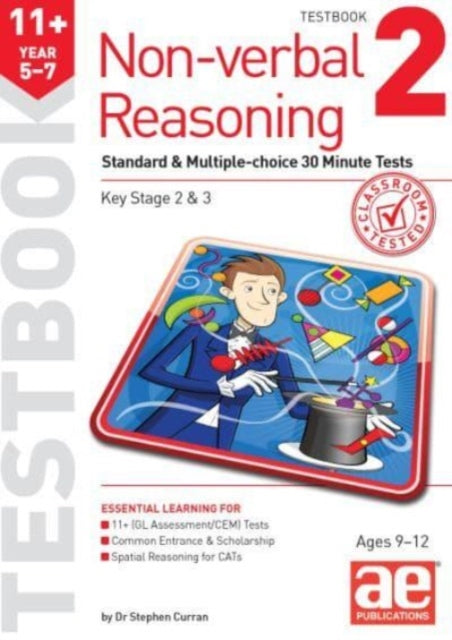 Book cover of: 11+ Non-verbal Reasoning Year 5-7 Testbook 2