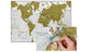 Book cover of: Scratch the World wall map