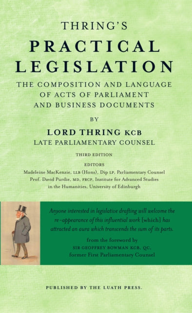 Book cover of: Thring’s Practical Legislation. By: Henry Thring