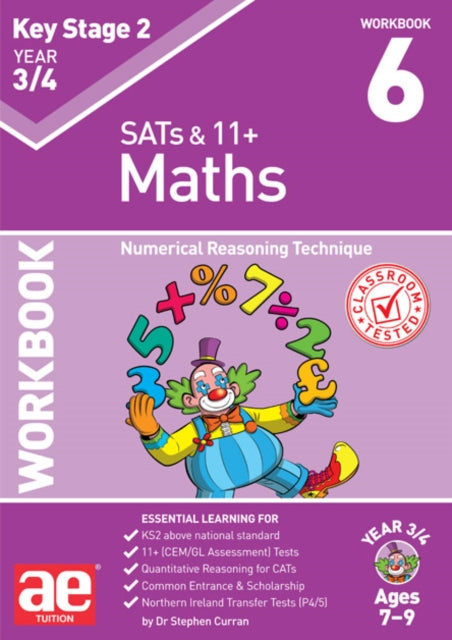 Book cover of: KS2 Maths Year 3/4 Workbook 6