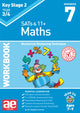 Book cover of: KS2 Maths Year 3/4 Workbook 7