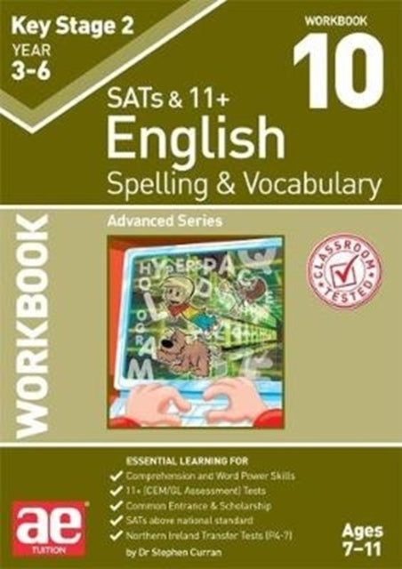 Book cover of: KS2 Spelling & Vocabulary Workbook 10