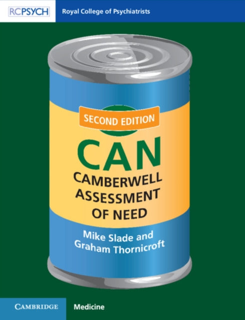 Book cover of: Camberwell Assessment of Need (CAN). By: Mike Slade