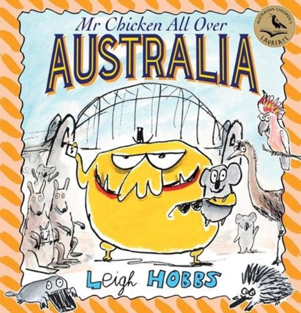 Book cover of: Mr Chicken All Over Australia. By: Leigh Hobbs