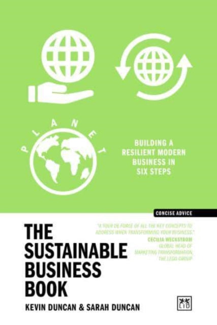 Book cover of: Sustainable Business Book. By: Kevin Duncan