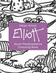 Book cover of: Helen Elliott Concertina Colouring Book: South Pembrokeshire. By: Helen Elliott
